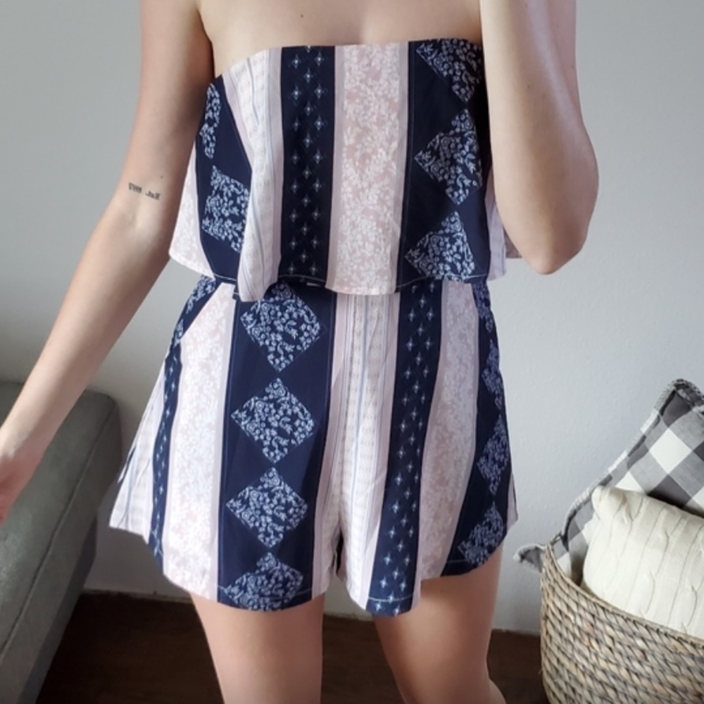 🔥4 for $30 🌿NWT strapless romper shorts